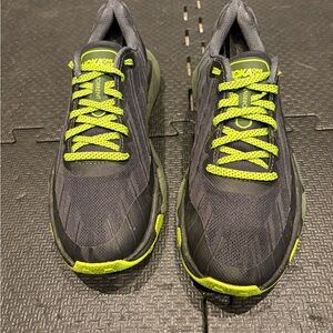 Hoka One One Torrent Trail Running Shoes Men's 8.5 Black/Green